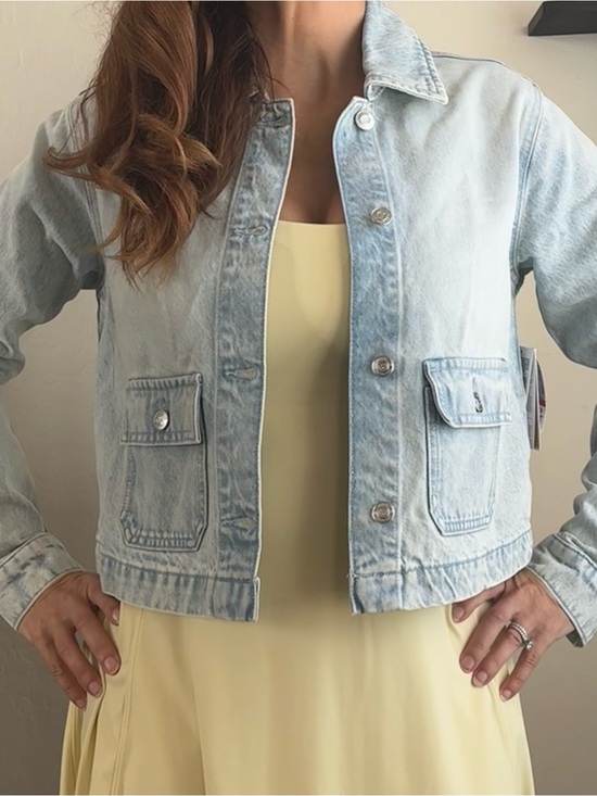 Michael Kors Jackets & Blazers - Michael Kors Light Blue Denim Jacket